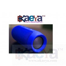 OkaeYa Bass Master Go Portable wireless Bluetooth Dual speaker (Blue and grey)